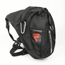 Bolsa para pierna de motocicleta/Bolsa de cintura para montar a caballo, Bolsa de campamento al aire libre, para llaves, diseñada para jinetes - Negro - Ver 1