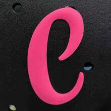 1pc Pink Letters For Beach Bag Decorative Charm Insert Bag Accessories Beach Bag Accessories For Women's Rubber Beach Handbag EVA Bag Personalized Handbag 3D Letters DIY Your Bag(LetterA-Z)  Beach Accessories Rubber Beach Bag
