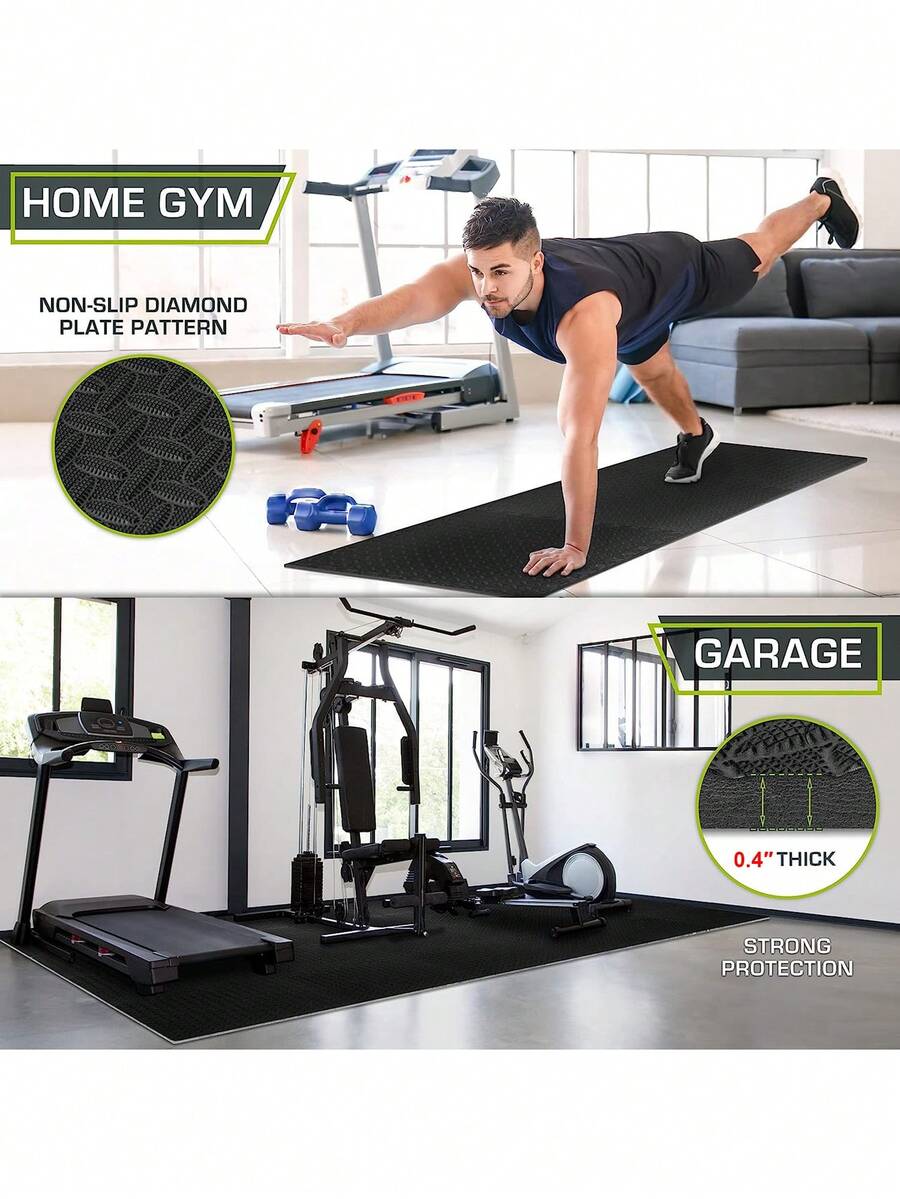 Yoga Mat Fitness Exercise Mat EVA Foam Floor Tile Mat For Home Gym