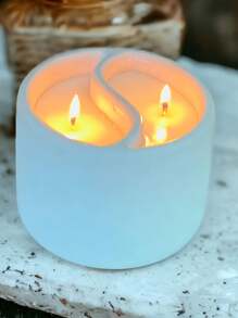 1 pieza Molde de vela Yin Yang, Molde de jabón Taijitu de aromaterapia, Molde de resina epoxi, Moldes de silicona decorativos para manualidades de fundición de resina DIY para fiestas