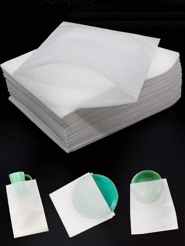 1 عبوة من 20 كيس حماية الشحن، قوالب رغوة التعبئة السريعة وأكياس تغليف الفقاعات، تستخدم لحماية الكؤوس والأطباق والأكواب، متاحة بعدة أحجام