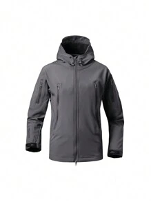 Men Jackets & Coats - 灰色 - 查看 4
