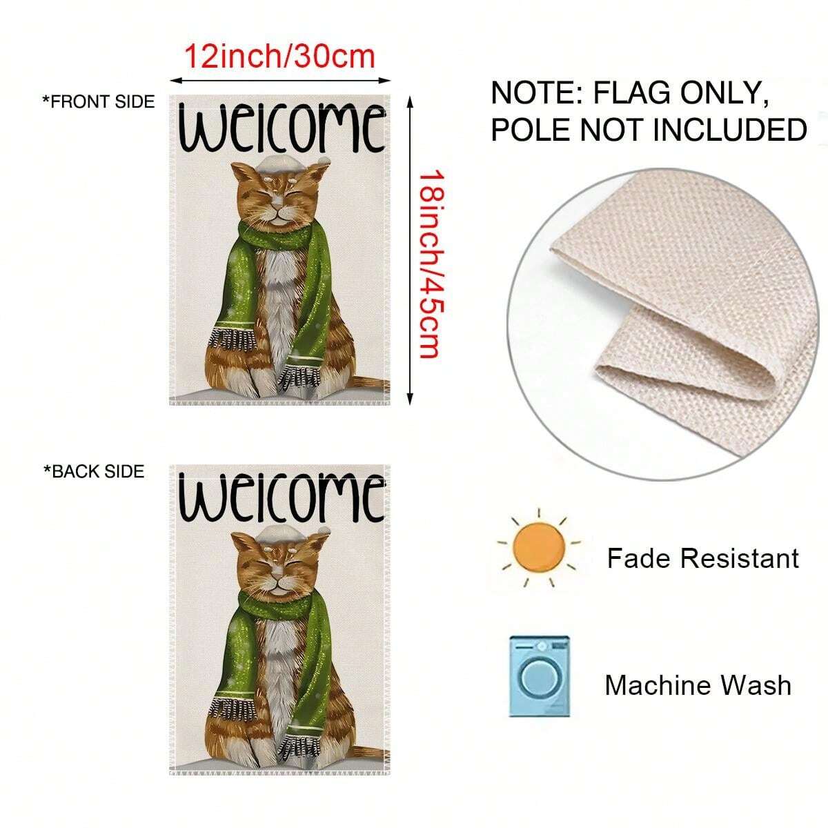 Bandiera Stagionale Colorata Bandiera Da Giardino Con Colibrì - Foto 7