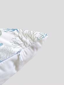 1pc Ocean Life Starfish & Coral Printed Home Pillowcase