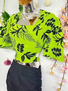 Women Tops - 綠色 - 查看 2