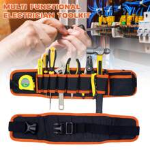 電工工具腰帶袋，安全牢固的維護工具袋，適用於螺絲刀筆等工具