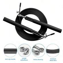 Crossfit Jump Rope Professional Speed Bearing Skipping For Fitness Workout Training Equipment MMA Boxing Home Exercise Gym Accessories
