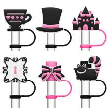 6 PCS Silicone Spill Stopper Set For Cup Straw Covers 30 Oz / 40 Oz Tumbler Leak Proof Drink Stoppers Silicone Straw Stopper Caps For Cup Accessories,Kitchen,Christmas Gift