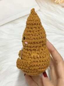 1pc Mini Funny Poo, Interesting Knitted Wool, Handmade Funny Gift For Friend,Cute Office Desk Accessory, Coworker (Funny)