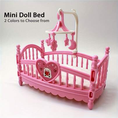 娃娃配件 公主床挂头铃玩具（随机配件） 迷你家具（适合11cm娃娃） 娃娃屋配件 小摆件 微型场景玩具,房间装饰