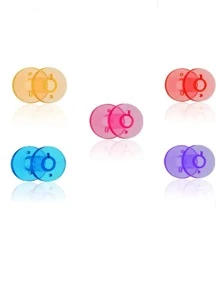 Bobina Plástica Baixa Colorida P/ Máquina Costura c/ 30 unidades - Multicolorido - Visão 2