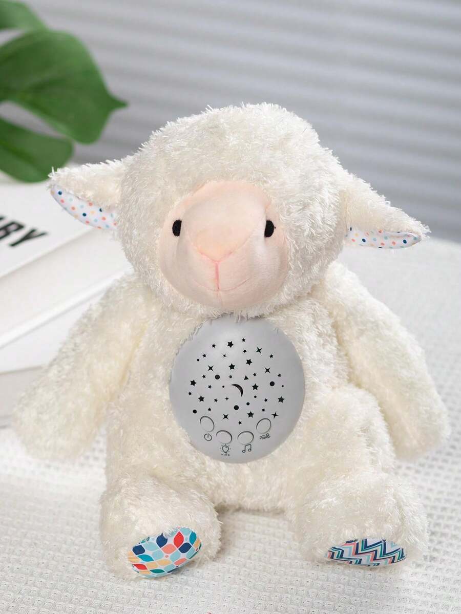 Plush Comforting Toy, Lullaby & White Noise Machine, Starry Night Light