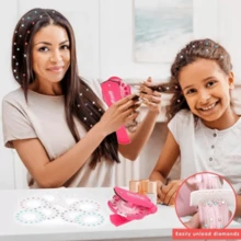 Blinger Gemas Engrapadora De Brillos Para Cabello Bling - Rosa - Ver 4