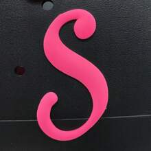 1pc Pink Letters For Beach Bag Decorative Charm Insert Bag Accessories Beach Bag Accessories For Women's Rubber Beach Handbag EVA Bag Personalized Handbag 3D Letters DIY Your Bag(LetterA-Z)  Beach Accessories Rubber Beach Bag