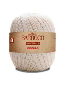 Barbante Barroco Natural - 400g N° 4 - 6 - 8 - 10 - Natural - Visão 4