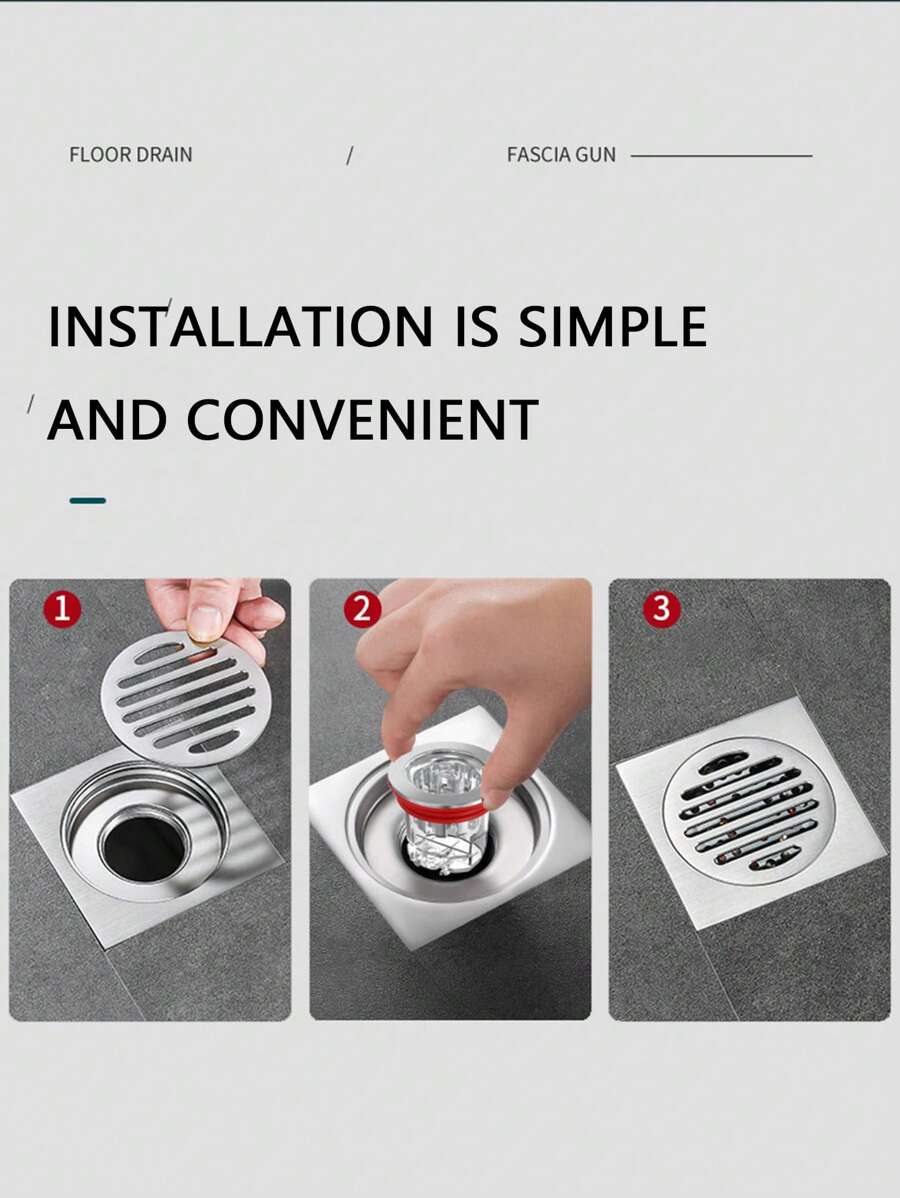 AntiOdor Floor Drain Core Deodorizer Bathroom Sewer AntiReverse Odor