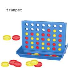 互動式4連棋桌上遊戲玩具，3D四子棋棋盤遊戲有助緩解壓力 - 彩色 - 查看 11