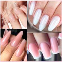 14Pcs/Set 20ml Poly Nail Gel Set 6W LED Lamp Full Gel Nail Polish Kit With UV Light Quick Extension Nails Building Fingertips Polygels Tool Kit To Design Art Nails - Multicolor - View 7