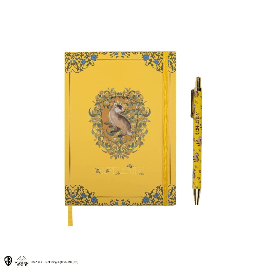 Cinereplicas Wizarding World Magical World Hufflepuff Notebook Deluxe Stationery