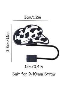 5 Cái/bộ 10 Mm Phong Cách Phương Tây Mũ Cao Bồi & Giày Bốt Họa Tiết Trang Trí Mũ Rơm Silicon Chống Bụi, Thích Hợp Cho Trang Trí Tiệc Ly - Nhiều màu - Xem 6