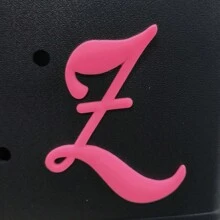 1pc Pink Letters For Beach Bag Decorative Charm Insert Bag Accessories Beach Bag Accessories For Women's Rubber Beach Handbag EVA Bag Personalized Handbag 3D Letters DIY Your Bag(LetterA-Z)  Beach Accessories Rubber Beach Bag