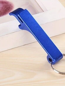 Dụng cụ mở chai màu sắc 1 cái, Dụng cụ mở bia có móc khóa kim loại cao cấp, Dụng cụ mở chai nước giải khát, nhỏ và thiết thực, dễ mang theo, mở nắp chai bia một cách dễ dàng, thích hợp cho quán bar, các bữa tiệc, nhà hàng, đồ dùng nhà bếp và nhà hàng, phụ kiện rượu, bia, lon Dụng cụ mở - Nhiều màu - Xem 3