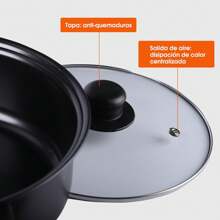 Nonstick Pots And Pans Set, 13 Piece Cookware Set, Kitchen Utensils, Gifts For Friends And Family - Black - View 4