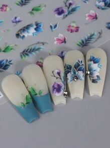 2 piezas Pegatinas de arte de uñas con diseño de flores de primavera/verano, hojas verdes, encantos de uñas autoadhesivas, calcomanías adhesivas de manicura para decoración DIY pegatinas de uñas
pegatinas uñas
uñas pegatina
calcomanías para uñas decoración de uñas pegatinas de uñas pegatinas para uñas etiqueta engomada - Multicolor - Ver 4