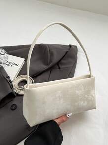 Bolso pequeño y cuadrado de moda versátil para mujer, ideal para ir al trabajo. Bolso de hombro o bandolera elegante y práctico