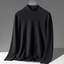 Feminina Masculina Blusa Camiseta LISA UNISSEX Manga longa Gola alto  100% Algodão