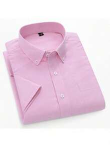 Men Shirts - 淺粉色 - 查看 1