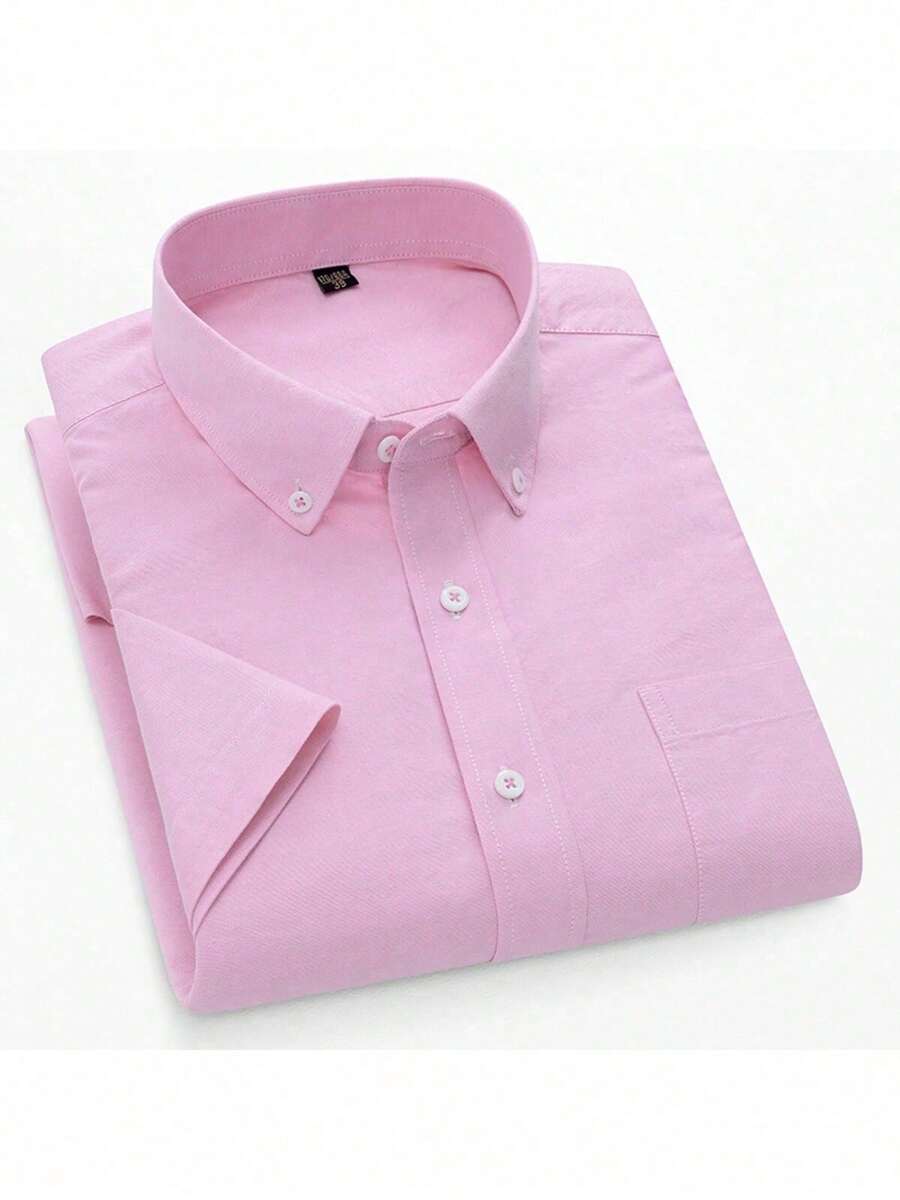 Men Shirts - 淺粉色 - 查看 1