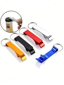 Dụng cụ mở chai màu sắc 1 cái, Dụng cụ mở bia có móc khóa kim loại cao cấp, Dụng cụ mở chai nước giải khát, nhỏ và thiết thực, dễ mang theo, mở nắp chai bia một cách dễ dàng, thích hợp cho quán bar, các bữa tiệc, nhà hàng, đồ dùng nhà bếp và nhà hàng, phụ kiện rượu, bia, lon Dụng cụ mở - Nhiều màu - Xem 9