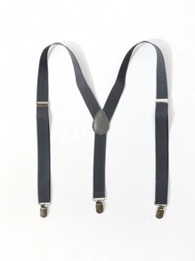 1 pieza Tirantes elásticos de estilo unisex de un solo color con espalda en Y, estilo colegial (opciones de color disponibles en la interfaz de tamaño) Halloween - Marrón - Ver 19