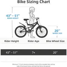 JOYSTAR Contender 20 Pollici Bicicletta da Montagna per Bambini a Sospensione Completa per Ragazzi e Ragazze dai 7 ai 13 anni, MTB Giovanile a Singola Velocità con Doppi Freni a V e Cavalletto (Nero, Blu, Verde e Rosa)