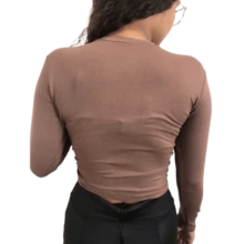 Women Tops - 黑色 - 查看 3