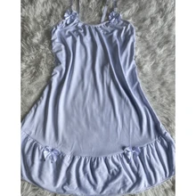 Plus Size Nightgowns & Sleepshirts - trắng - Xem 2