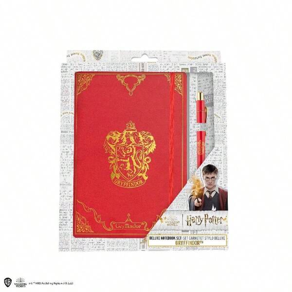 Cinereplicas Wizarding World Gryffindor Notebook Deluxe Stationery