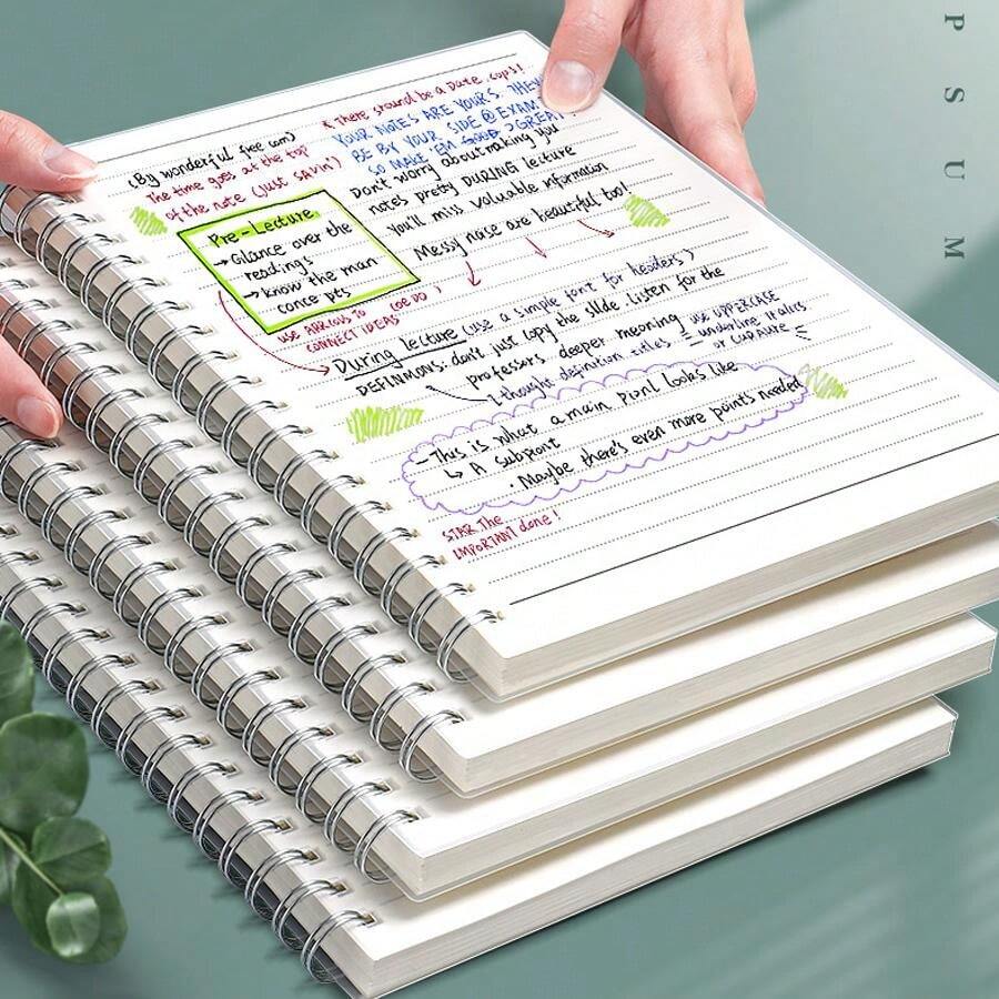 Time Resistance Notebook Hard Cover Gevoerd Papier Boek voor Navulbaar A5 Journal