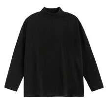 Feminina Masculina Blusa Camiseta LISA UNISSEX Manga longa Gola alto  100% Algodão