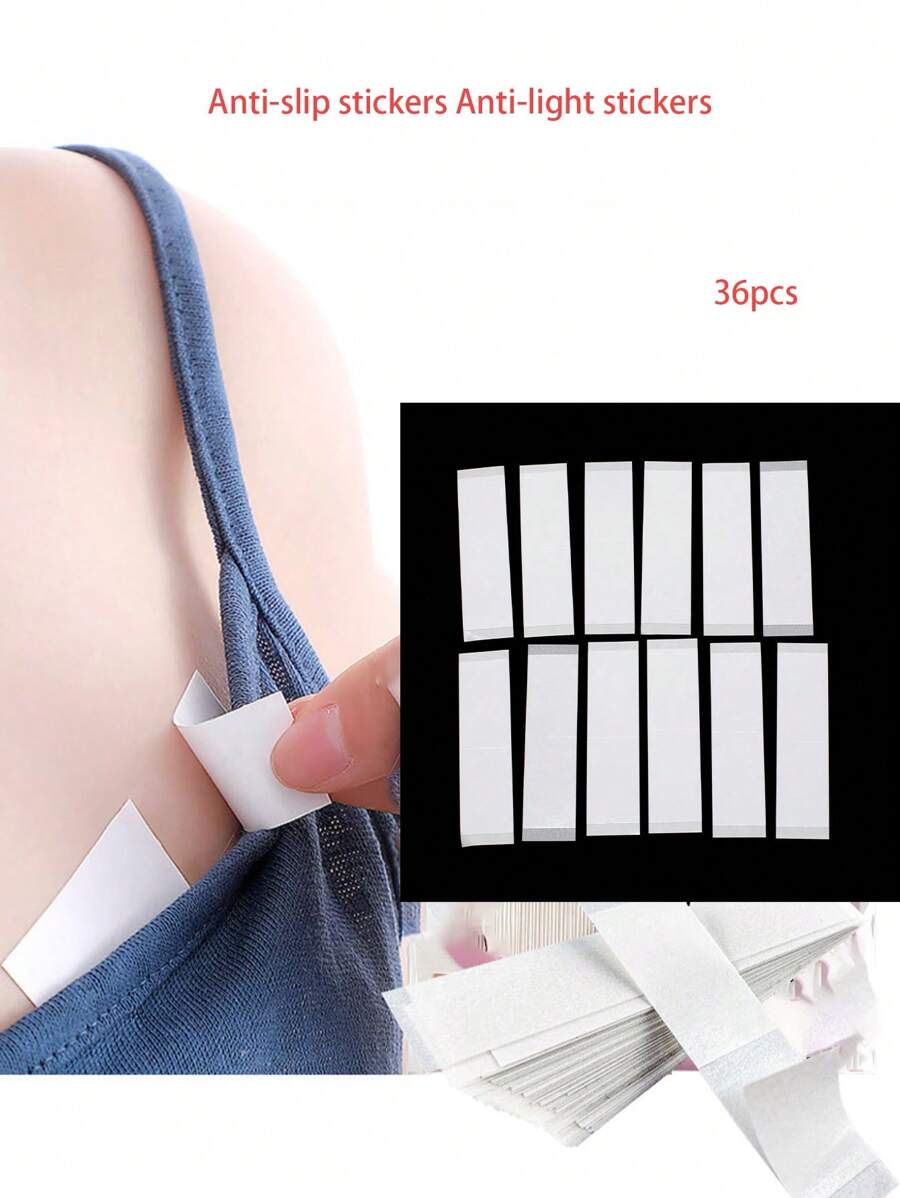 36pcs Clothes AntiSlip Tapes, AntiSkid Invisible Dress Slip Tapes