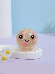 1入組/5入組創意小章魚彈性玩具，壓力釋放擠壓拉扯玩具（隨機顏色） - 彩色 - 查看 6