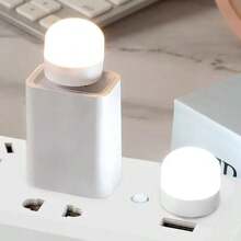 10Pcs Mini USB Night Light Warm White Eye Protection Book Reading Light USB Plug Computer Mobile Power Charging LED Night Lamp Christmas Gift Halloween Gift,Portable USB Night Light Student Eye Protection LED Light Laptop Power Bank Car Portable Light