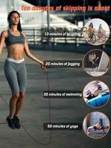 1 pièce de corde à sauter rapide professionnelle, avec des poignées en alliage et des roulements haute vitesse, convenant à l'entraînement de boxe, la fitness en extérieur et l'exercice à domicile, corde à sauter, salle de sport, sport, exercice à domicile