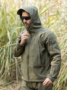 Men Jackets & Coats - xanh quân đội - Xem 2