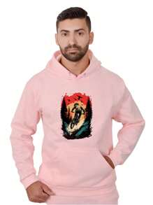 Men Sweatshirts - 淺粉色 - 查看 1