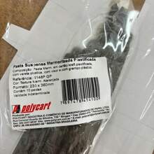 Pasta Suspensa Marmorizada Plastificada Haste Plastica PCT com 10 - Bege - Visão 3