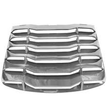 Rear Window Louver Compatible With 2003-2008 Nissans' 350Z, IKON Style ABS Plastic Carbon Fiber Print Sun Shade, 2004 2005 2006 2007 - Nhúng thủy lực sợi carbon (Bóng/Mịn) - Xem 5