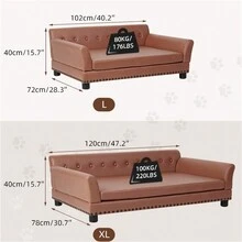 Pet Bed & Crate Mat - 棕色 - 查看 5