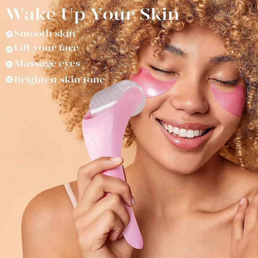 Heiß- und Kaltgesichtsroller, Kühler Eisroller, Gesichtsmassagegerät, Hautstraffungswerkzeug, Reparatur nach Sonneneinstrahlung, Gesichtslifting-Massageprodukt, Faltenreduzierung, Schmerzlinderung, Gesichtspflege-Werkzeug